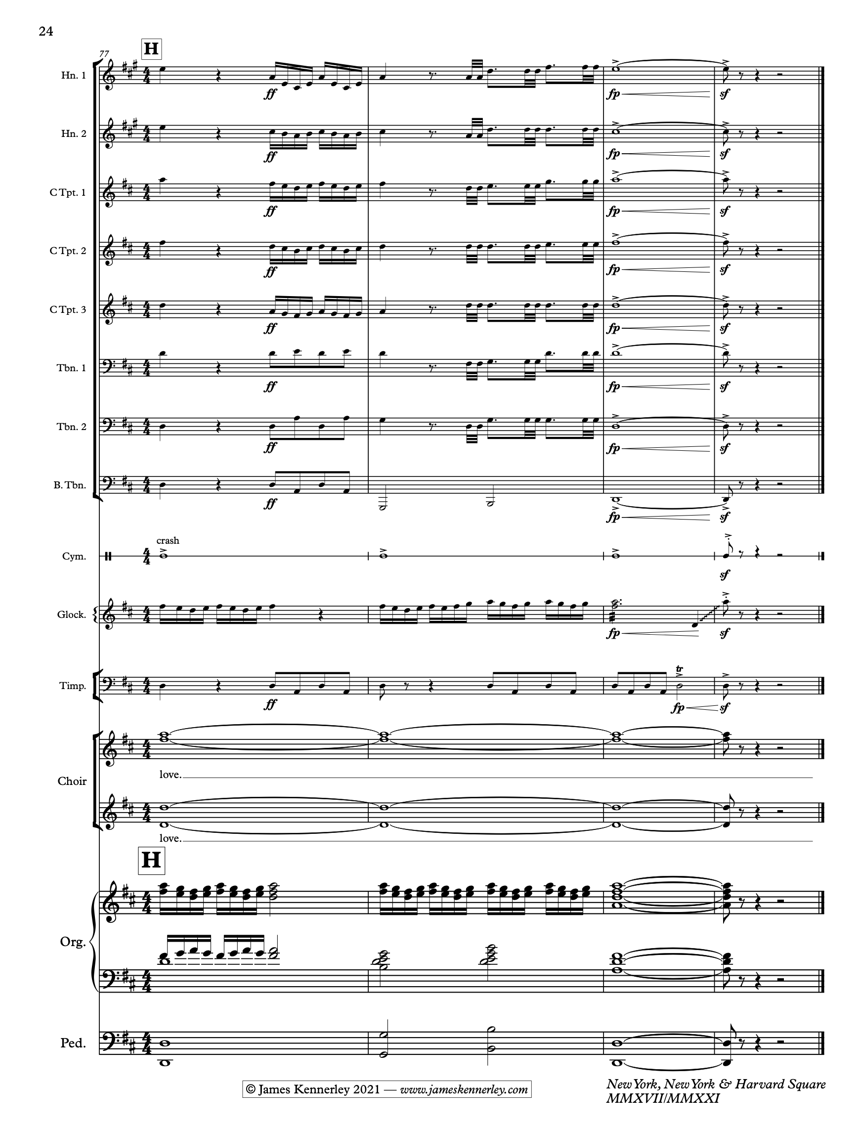 Kennerley: Joy to the world (FULL SCORE & PARTS) — James Kennerley